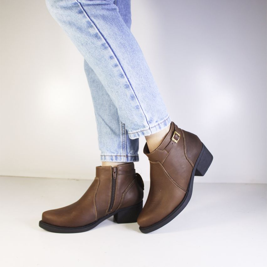 Botin Puro Cuero 1083 Marron - Stock