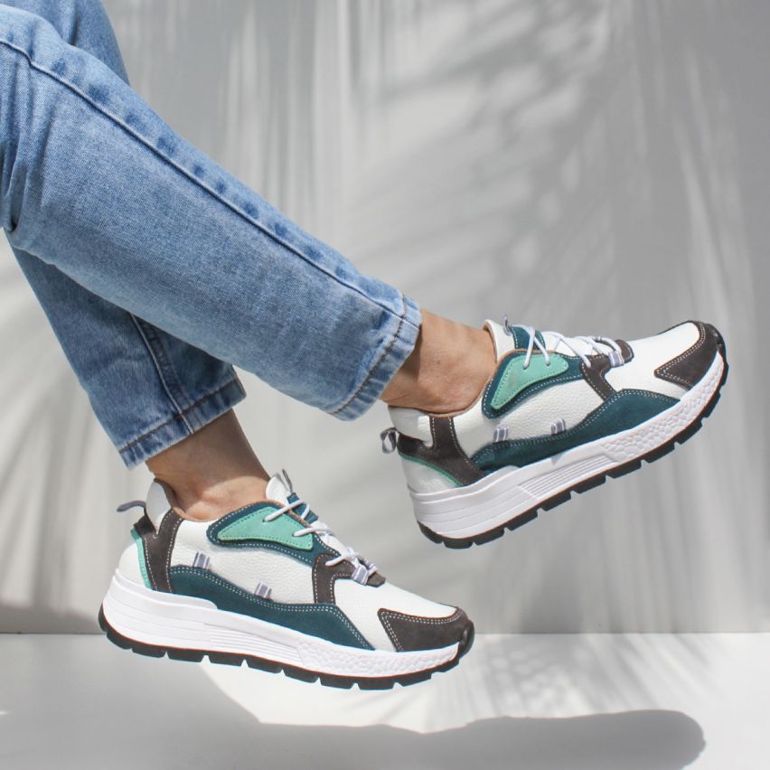 Zapatilla Cuero 871 Blanco - Stock