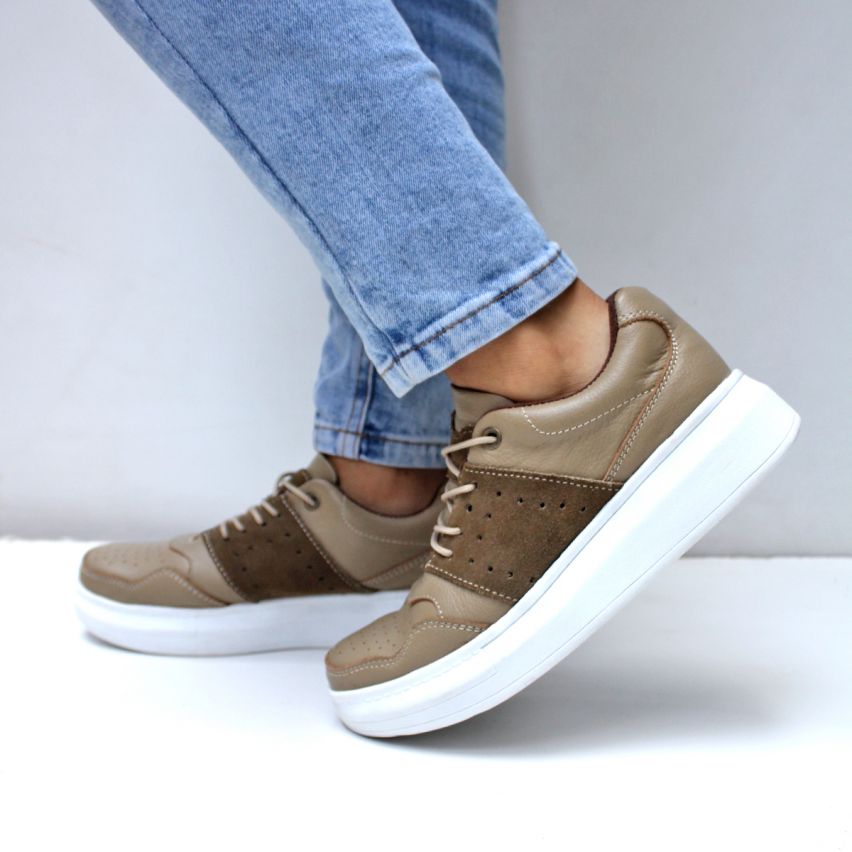 Zapatilla Cuero 1109 Papa - Stock