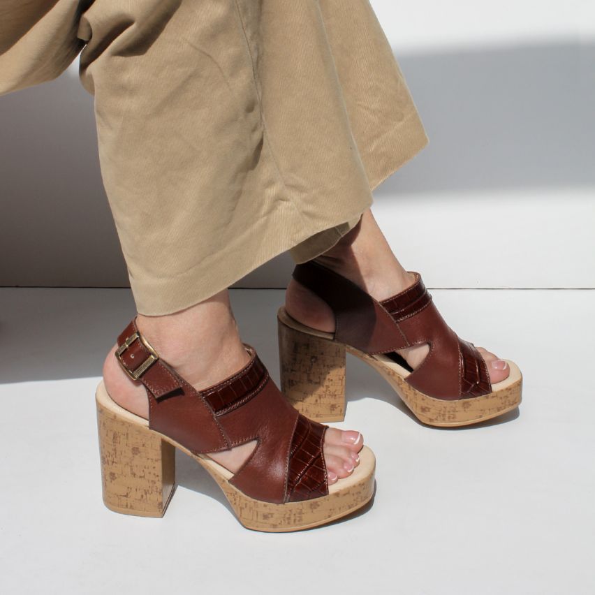 sandalia Puro Cuero 1134 Apache - Stock