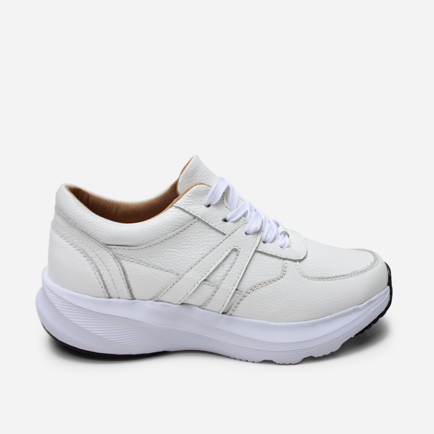 Zapatilla Puro Cuero 787 Blanco - Stock