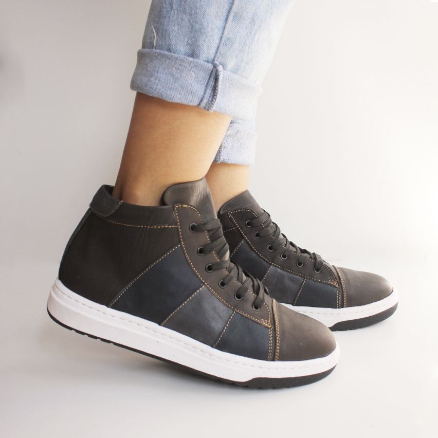 Botin Puro Cuero 442MB Negro D - Stock