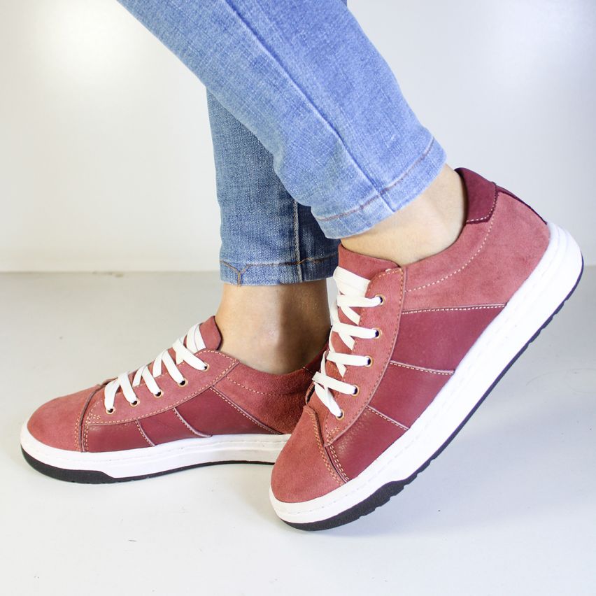 Zapato Puro  Cuero 442 Uva - Stock