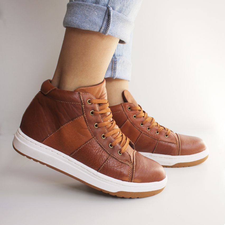 Botin Puro Cuero 442MB Caramelo - Stock