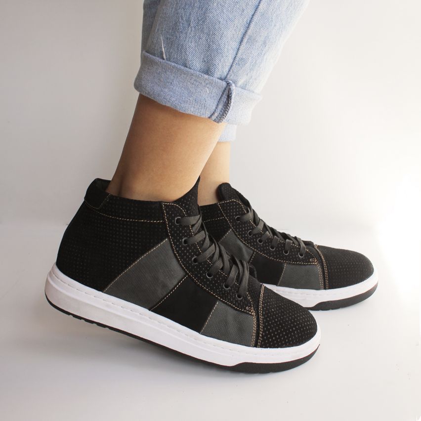 Botin Puro Cuero 442MB Negro E - Stock