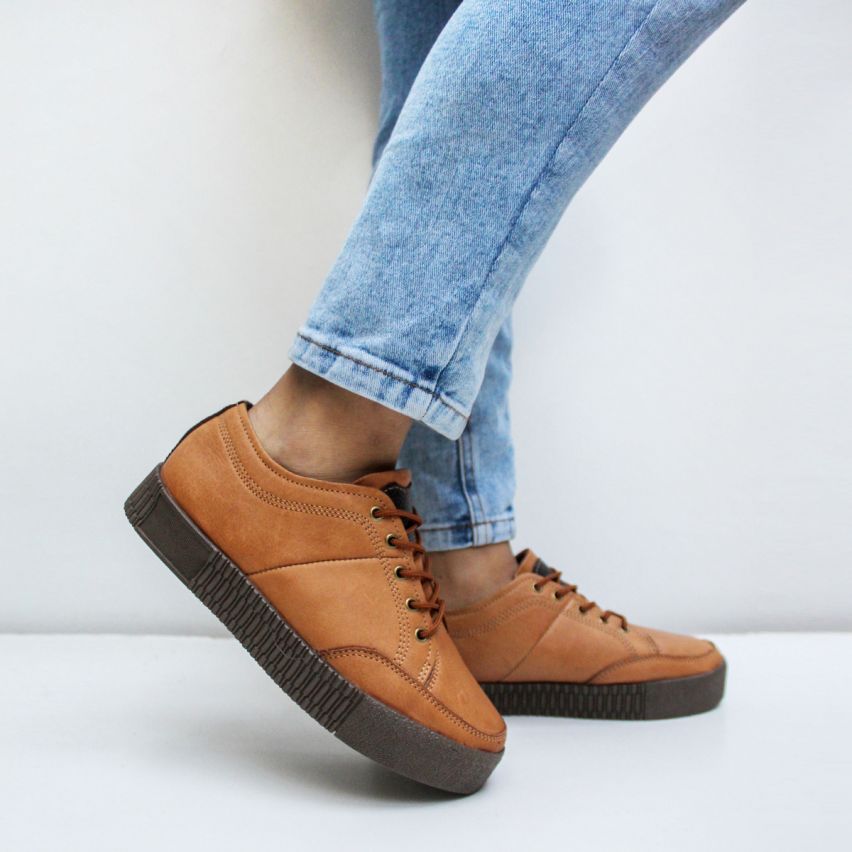 Zapatilla Puero Cuero 508 Pvc Miel - Stock