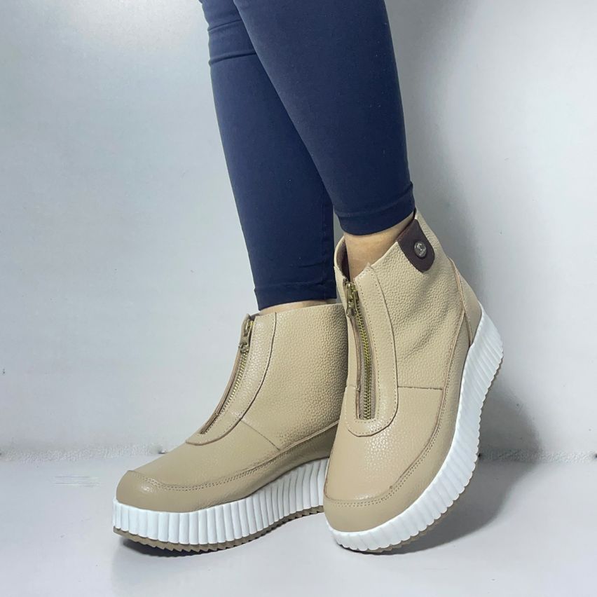 Botin Puro Cuero 629N Natural - Stock