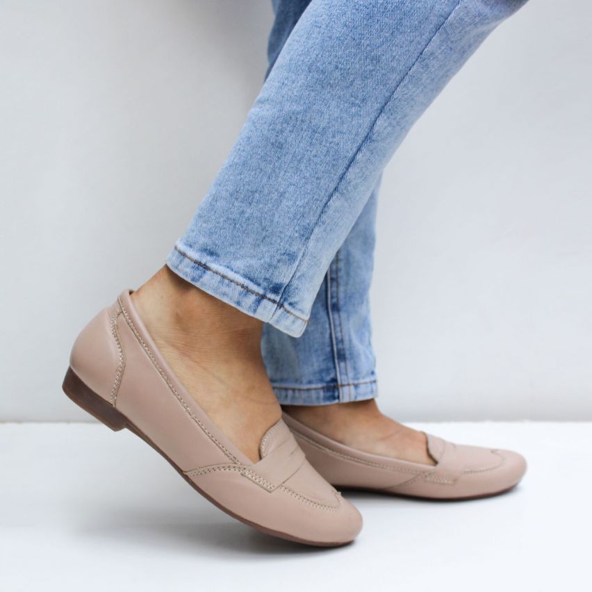 Balerina Puro Cuero 631 Nude - Stock