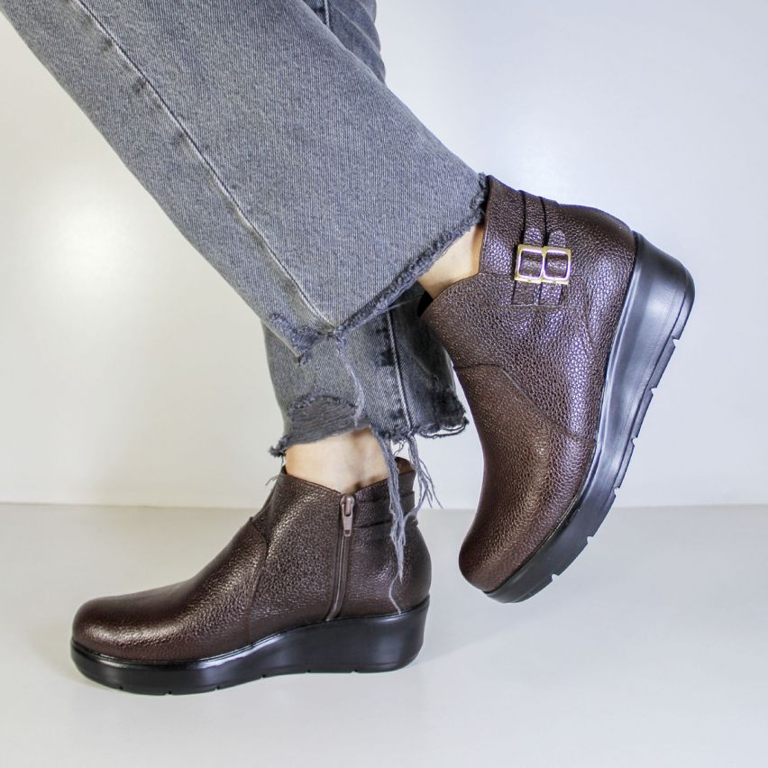 Botas Puro Cuero 754 Marron - Stock