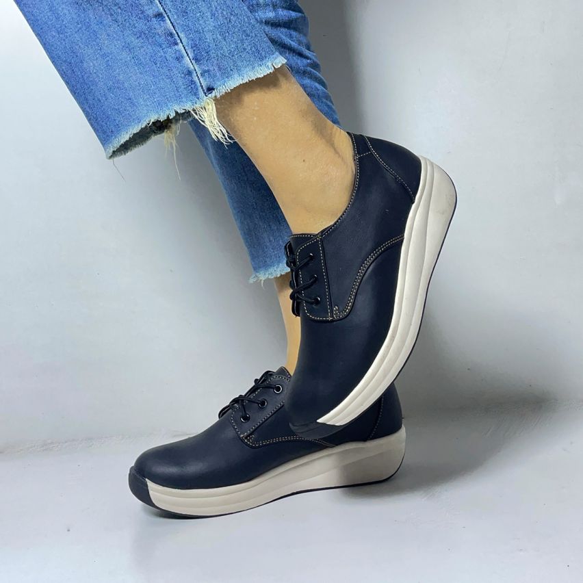 Zapato Puro Cuero  759N Negro - Stock