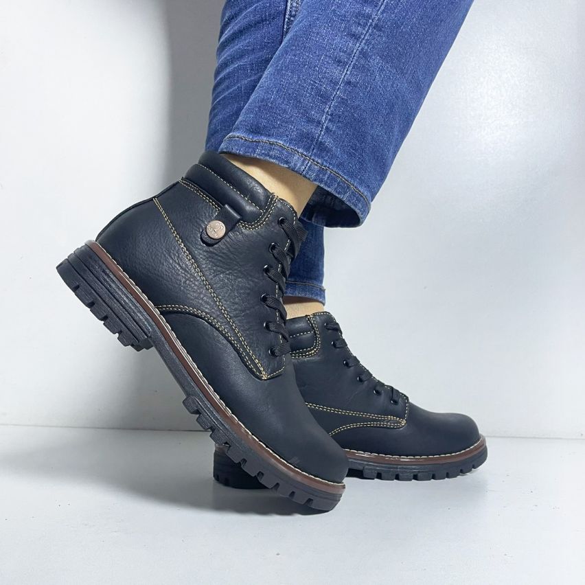 Botín Puro Cuero 798 Negro N - Stock