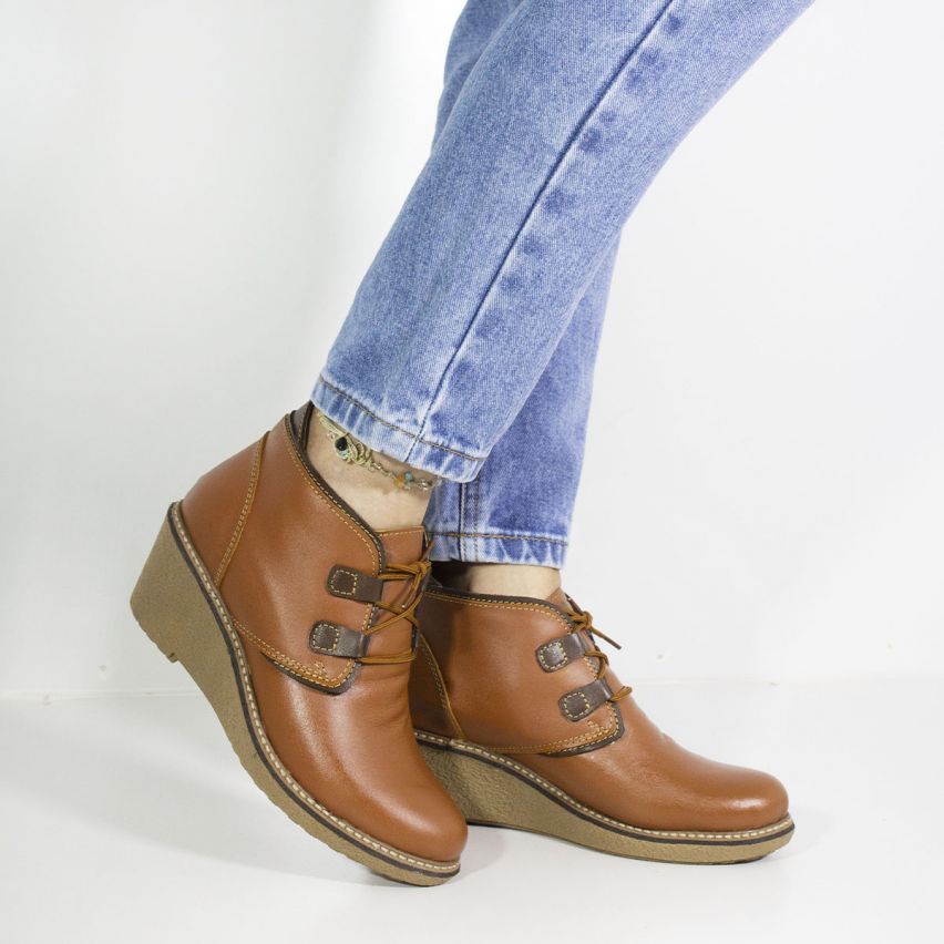 Botin Puro Cuero 806 Caramelo - Stock