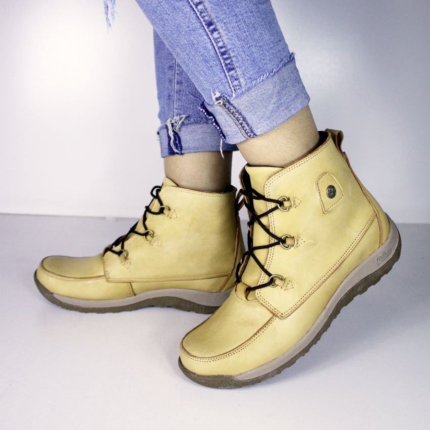 Botin Puro Cuero 816 Amarillo - Stock