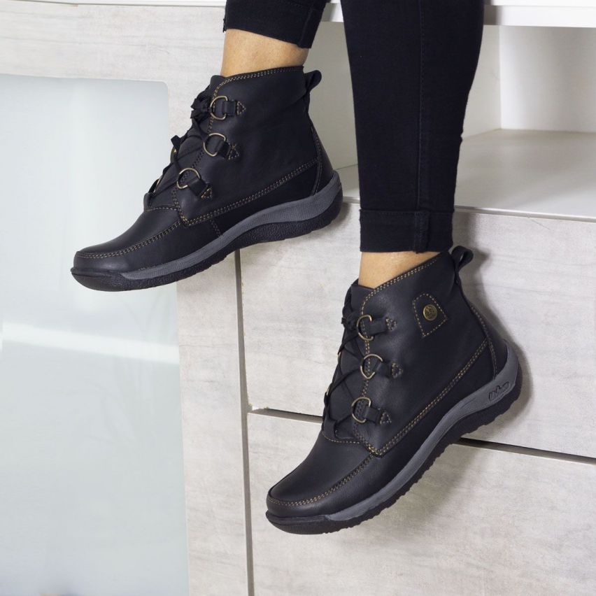 Botin Puro Cuero 816C Negro - Stock
