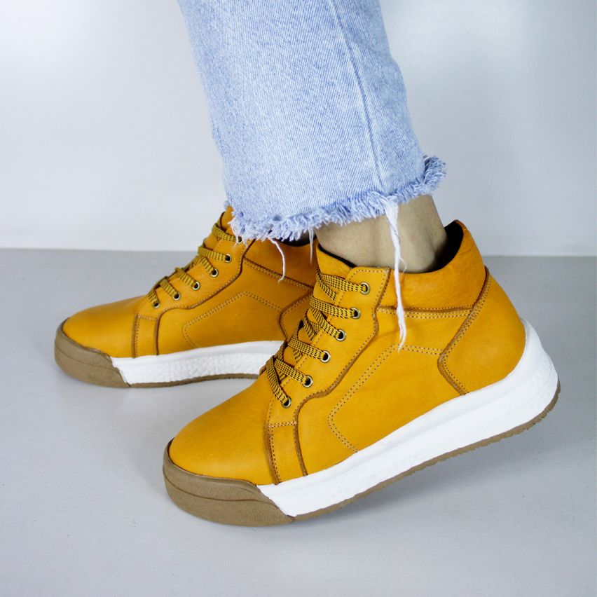 Botin Puro Cuero 829 Amarillo - Stock