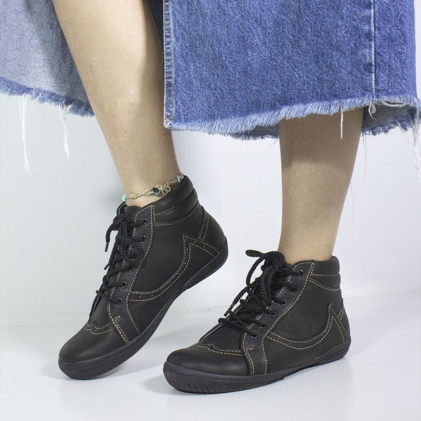 Botin Puro Cuero 522 Negro - Stock
