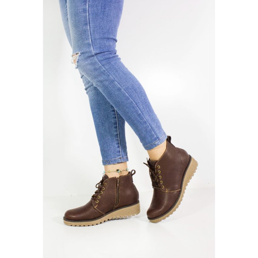 Botin Puro Cuero 838 Marron - Stock