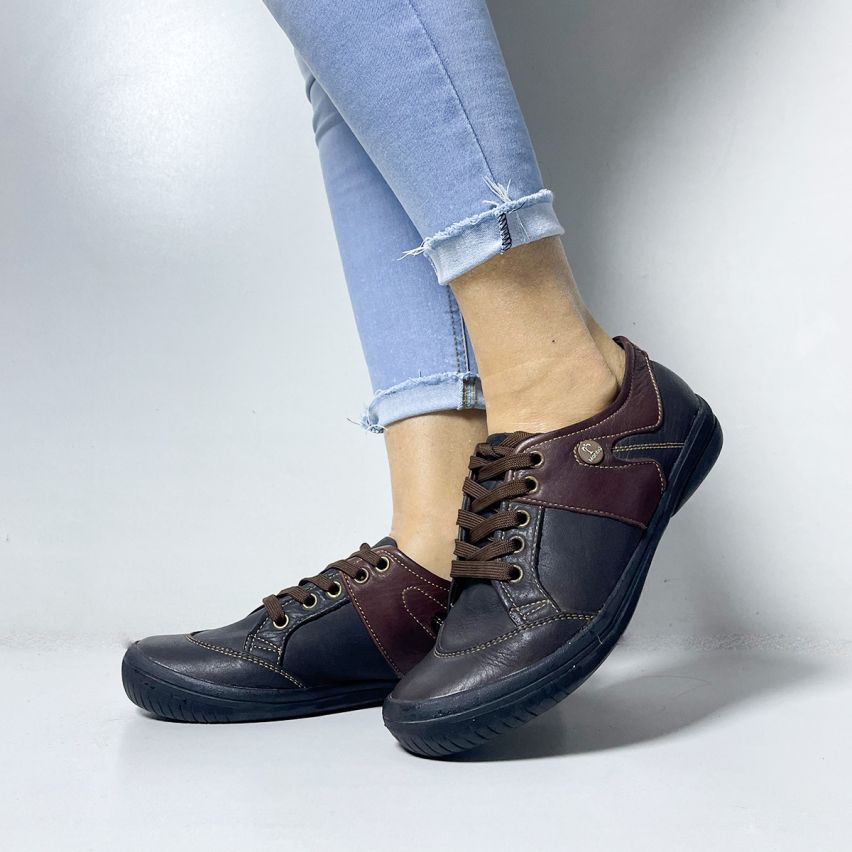 Zapatilla Puro Cuero 509 Marrón - Stock