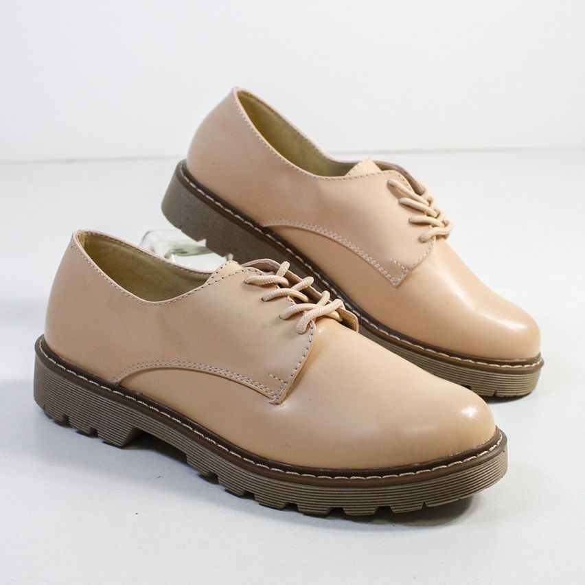 Zapato  Cuero 314 Nude Charol - Stock