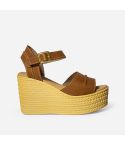 Sandalia Puro Cuero 370 - Caramelo