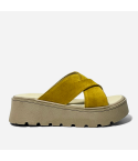 Sandalia Puro Cuero 1001 Mostaza