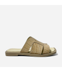 Sandalia Puro Cuero 1005 Beige