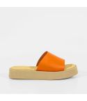 Sandalia Puro Cuero 1006 - NARANJA