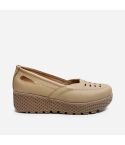 Zapato Puro Cuero 1010 Natural