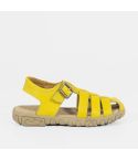 Sandalia Puro Cuero 1013 - AMARILLO