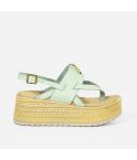 Sandalia Puro Cuero 1019 - MENTA