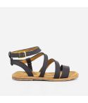 Sandalia Puro Cuero 1020 - NEGRO