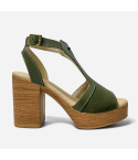 Sandalia Puro Cuero 1024 Verde