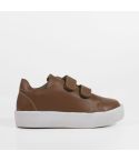 Zapatilla Puro Cuero 1043 - CARAMELO