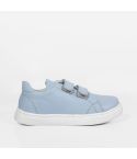 Zapatilla Puro Cuero 1043 - CELESTE