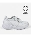 zapatilla  Puro Cuero  1057 -  Blanco