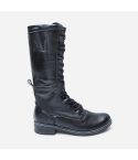 Bota Puro Cuero 1068 Negro