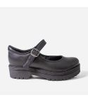 Zapato Puro Cuero 1078 B -  Negro