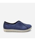 Mocasín Puro Cuero 1079 Azul