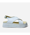 Sandalia Puro Cuero 1095 Blanco