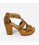 Sandalia Puro Cuero 1141 - Caramelo