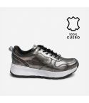 Zapatilla Puro Cuero 1102P