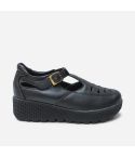 Zapato Puro Cuero 1108 Negro