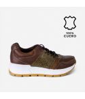 Zapatilla Puro Cuero 1109