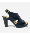 Sandalia Puro Cuero 1135 Negro
