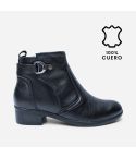 Botin Puro Cuero 1153 Negro TA