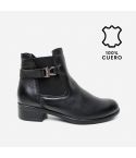 Botin Puro Cuero 1159 Negro