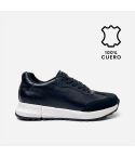 Zapatilla Puro Cuero 1165 Negro