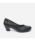 Zapato Puro Cuero 1166 Negro