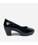 Zapato Puro Cuero 1166 Negro Charol