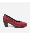 Zapato Puro Cuero 1166 Rojo